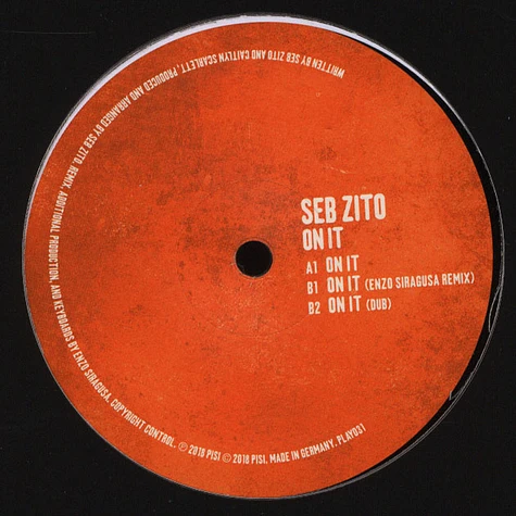 Seb Zito - On It Enzo Siragusa Remix