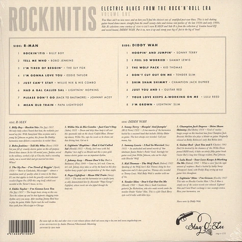 V.A. - Rockinitis Volume 1 - Electric Blues From The Rock'n'Roll Era