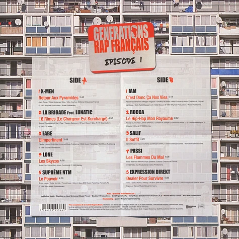 V.A. - Generations Rap Francais