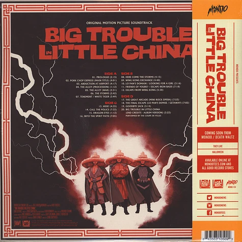 John Carpenter & Alan Howarth - OST Big Trouble In Little China