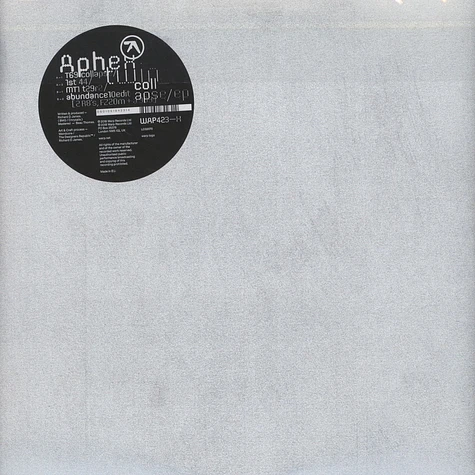 Aphex Twin - Collapse EP Limited First Edition