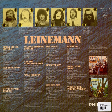 Leinemann - Das Ist Leinemann (1st National Ragtime, Rock & Skiffle Group)