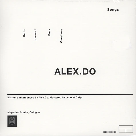 Alex.Do - Songs