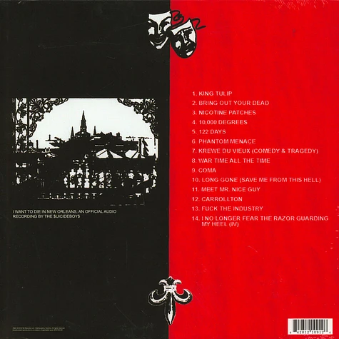 $uicideboy$ - I Want To Die In New Orleans Red / Black Split Vinyl Edition