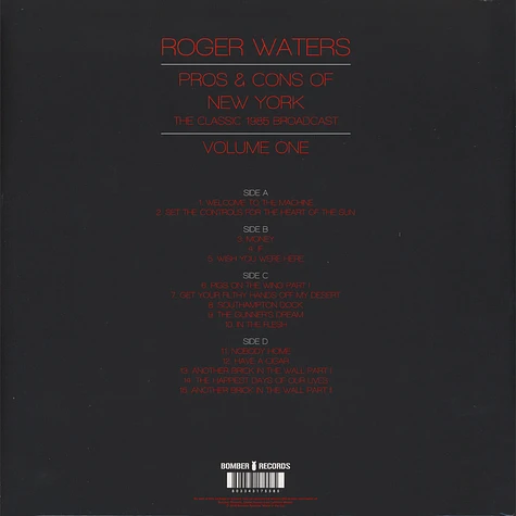 Roger Waters - Pros & Cons Of New York 1