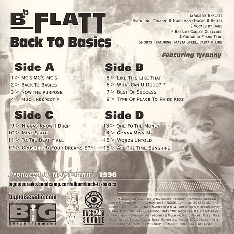 B Flatt - Back to Basics