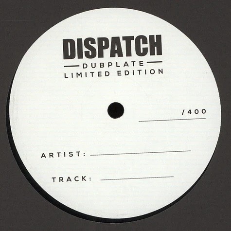 DLR & Ant TC1 - Dispatch Dubplate 011