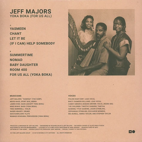 Jeff Majors - For Us All (Yoka Boka)