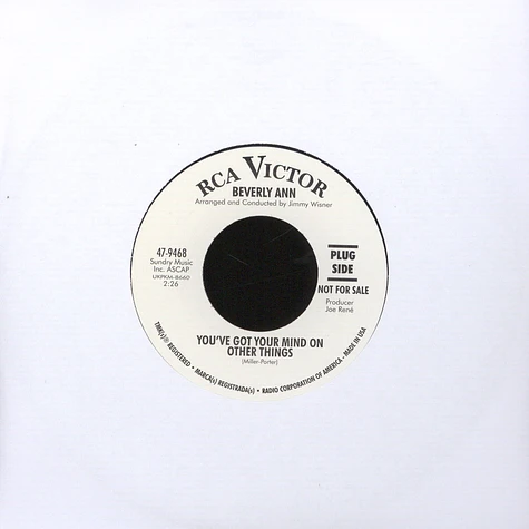 Beverly Ann - You've Got Your Mind On Other Things / He's Coming Home