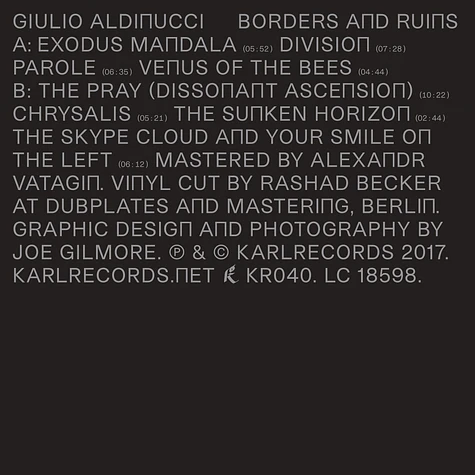 Giulio Aldinucci - Borders And Ruins