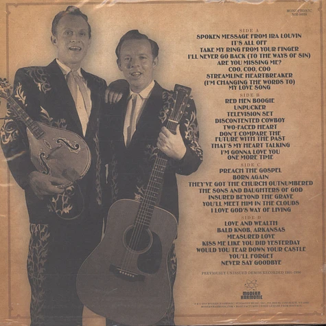 Louvin Brothers - Love & Wealth: The Lost Recordings