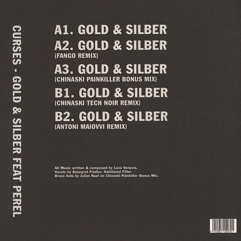 Curses - Gold & Silber Feat. Perel Fango, Chinaski & Antonima Remixes