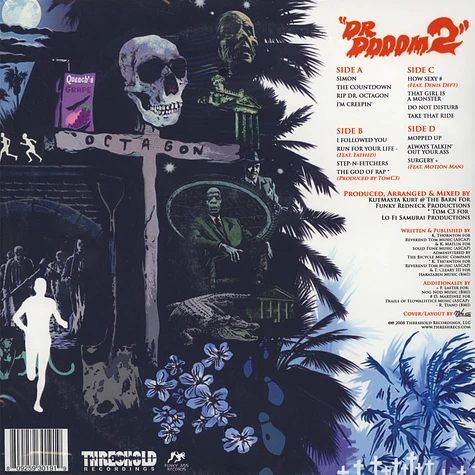 Dr. Dooom aka Kool Keith - Dr. Dooom 2 10th Anniversary Glow In The Dark Halloween Vinyl Edition