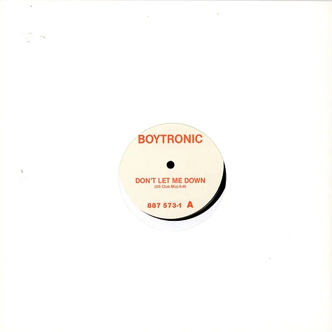 Boytronic - Don't Let Me Down