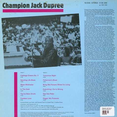 Champion Jack Dupree - Champion Jack Dupree