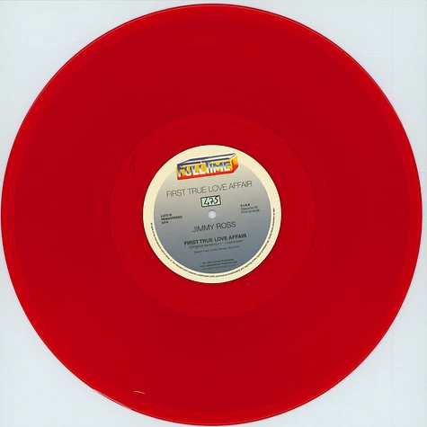 Jimmy Ross - First True Love Affair Larry Levan Remix 2018 Remastered Transparent Red Vinyl Edition