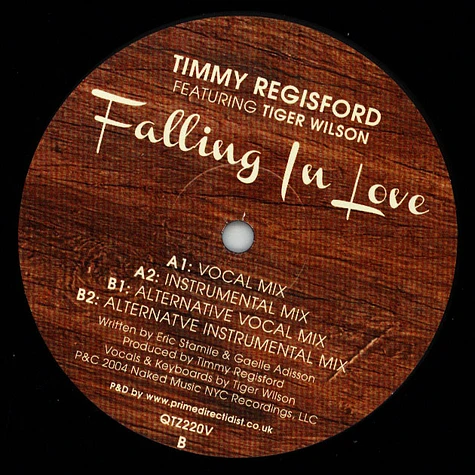 Timmy Regisford - Falling In Love Feat. Tiger Wilson