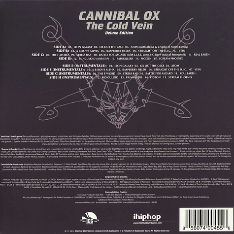 Cannibal Ox - The Cold Vein Blue Vinyl Edition