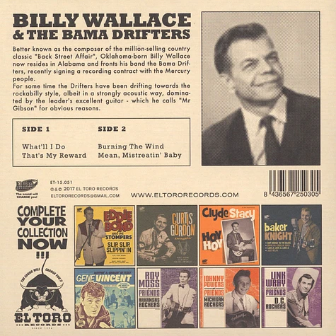 Billy Wallace & The Bama Drifters - What'll I Do