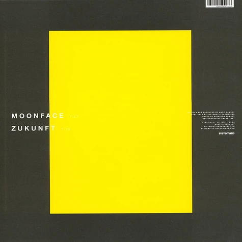 Marc Romboy - Moonface / Zukunft