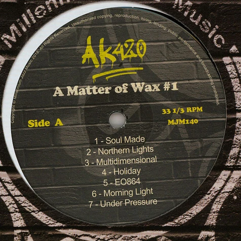 AK420 - A Matter Of Wax #1