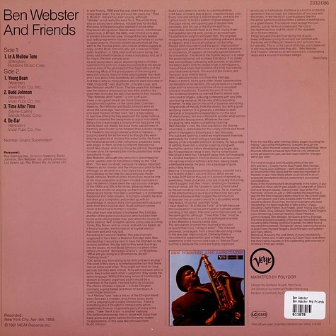 Ben Webster - Ben Webster And Friends