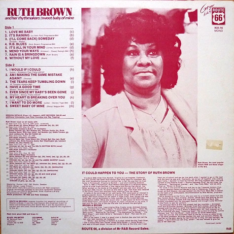 Ruth Brown And Her Rhythmakers - Sweet Baby Of Mine