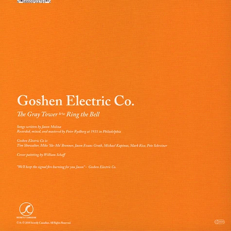 Goshen Electric Co. - The Gray Tower / Ring The Bell