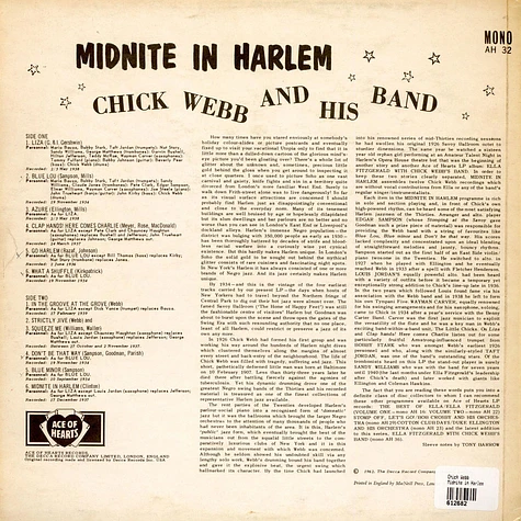Chick Webb - Midnite in Harlem
