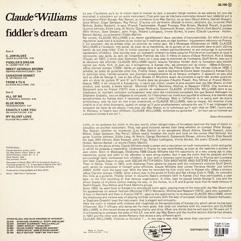 Claude Williams - Fiddler's dream