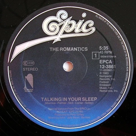 The Romantics - Talking In Your Sleep (Special Remix)