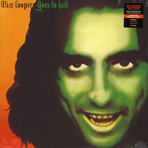 Alice Cooper - Alice Cooper Goes To Hell Orange Vinyl Edition