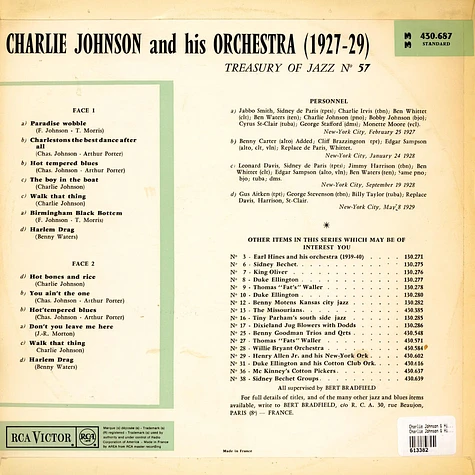Charlie Johnson & His Orchestra - Charlie Johnson & His Orchestra (1927-1929)