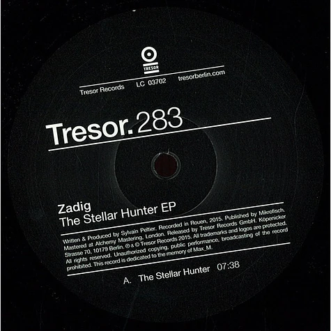Zadig - The Stellar Hunter EP