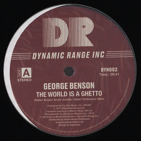 George Benson - The World Is A Ghetto