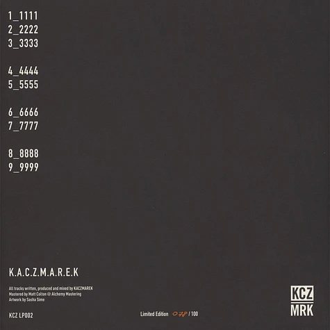 Kaczmarek - K.A.C.Z.M.A.R.E.K