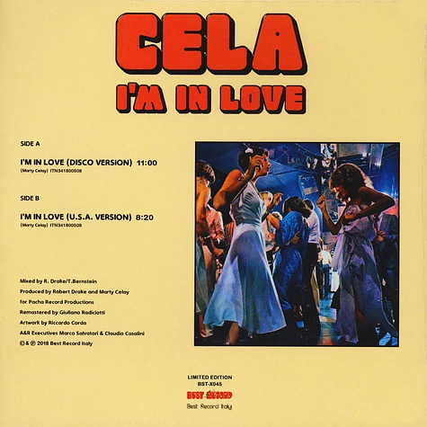 Cela - I'm In Love - Vinyl 12