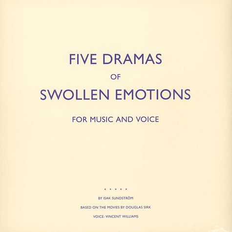 Isak Sundstrom - Five Dramas Of Swollen Emotions