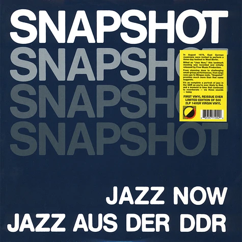 V.A. - Snapshot: Jazz Now Jazz Aus Der DDR