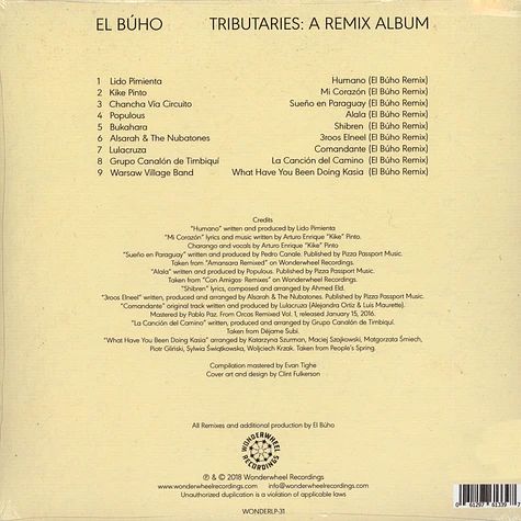 Buho Presents - Tributaries: A Remix Album