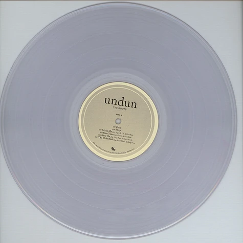 The Roots - Undun HHV Exclusive Smoke Clear Vinyl Edition