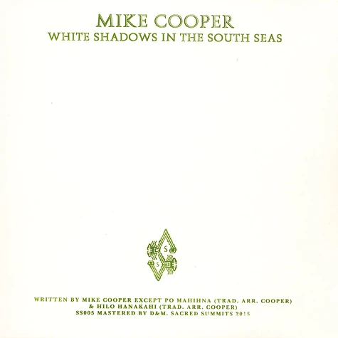 Mike Cooper - White Shadows In The South Seas