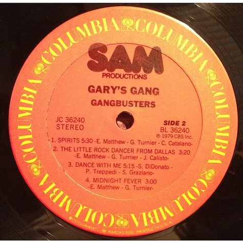 Gary's Gang - Gangbusters