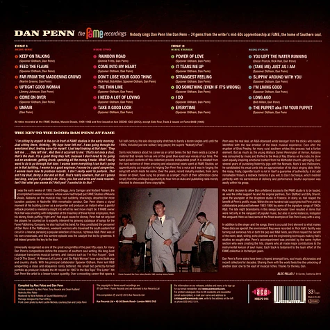 Dan Penn - The Fame Recordings