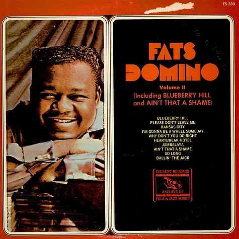 Fats Domino - Volume II (Including Blueberry Hill And Ain't That A Shame)