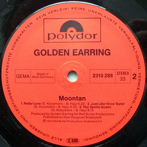Golden Earring - Moontan