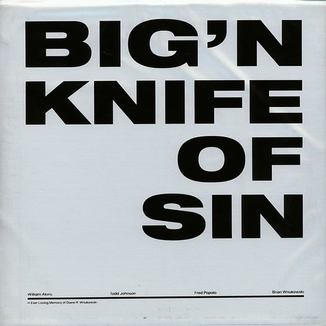 Big'n - Knife Of Sin