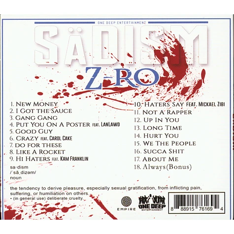 Z-Ro - Sadism