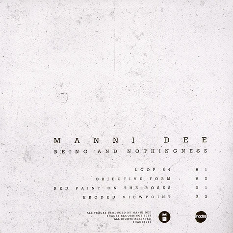 Manni Dee - Being And Nothingness