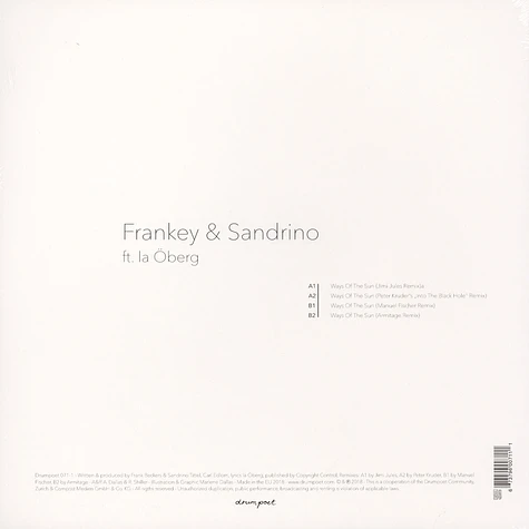 Frankey & Sandrino - Ways Of The Sun (Peter Kruder, Armitage, M.Fischer)